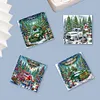 6Pcs Diamond Painting Christmas Car Greeting Cards Christmas Cards