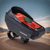 1L Bike Phone Bag Waterproof Bicycle Upper Tube Bag for Smart Phones 4.7-6.8in