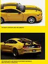 1:42 Ford Mustang GT Car Model Toy Refittable Version Zinc Alloy Material Assembly Kit