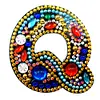26 Letters 1pc Diamond Painting DIY Keychain Women Girl Bag Keyring Pendant Gift