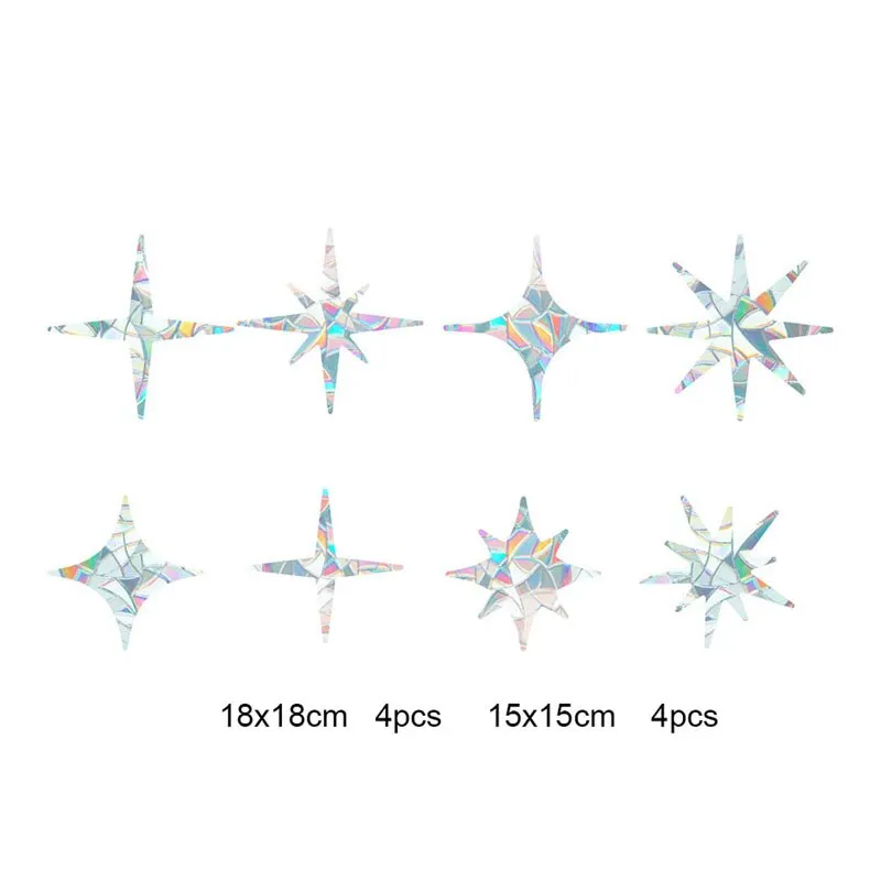 1pcs Lotus Window Decor Film Electrostatic Glass Sticker Rainbow Prism Decals Living Room Bathroom Balcony Decoration