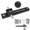 Camera Quick Release Plate Clamp Set Telephoto Camera Lens Moving Metal Clamp Macro Adjustment Pan Head Quick Release Clamp Suitable For DSLR Camera Tripod Ball Head
