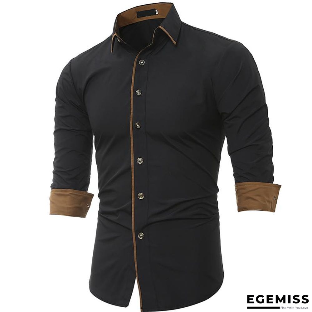 Fashion Plus Size Men's Casual Long Sleeve Shirt | EGEMISS