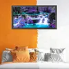 Waterfall-11CT Stamped Cross Stitch Kit(85*40cm)