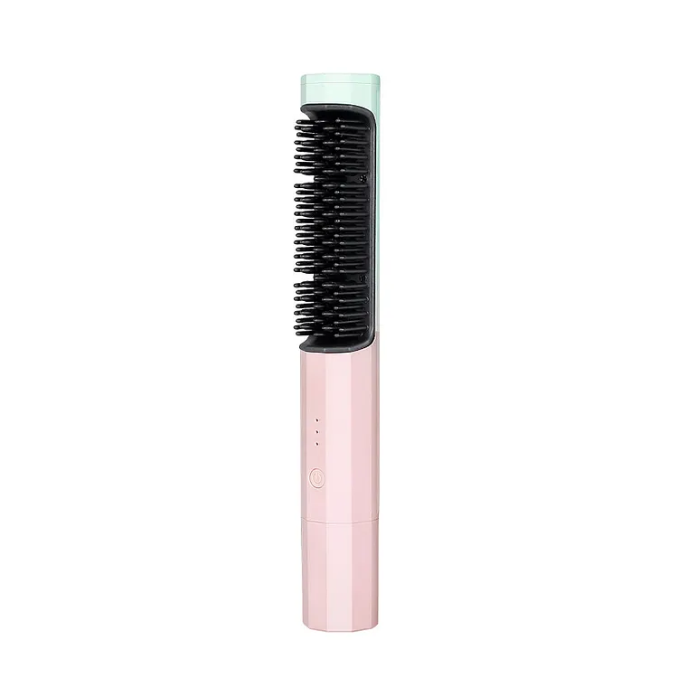 ⏰Hot sale 55% ❄️cordless portable heated hair brush