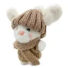 Handmade Mini Bunny Hug Cute with Gift Box Card Soft Floppytiny Easter Bunnie Best Gifts for Bunny Easter Holiday Birthday