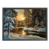 Sunrise-14CT Counted Cross Stitch Kit(50*40cm)