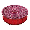 DIY Wooden Diamond Art Painting Storage Box Kit with Rotate Lid Diamond Art Painting Holder Box for Adults Beginners Home Office Decor