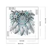Attrape-r&ecirc;ves-peinture diamant en forme sp&eacute;ciale-30*30cm