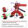 WOYO PDR500 Car Dent Pull Lifter Kits, With 3 Kinds of Foot Pad & Long/Round Tabs Adapter, PDR Tools Adjust the Width Between Foot Pad to Fit Different Dent, PDR Kits