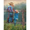 (Multi-Style) Girl and Kid - Paint by Numbers Acrylic Painting 30*40cm/40*50cm