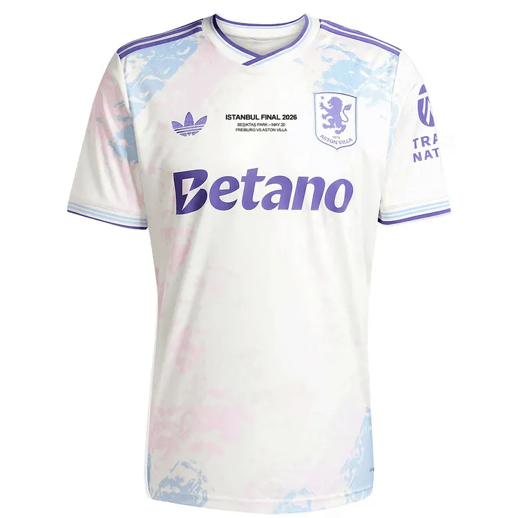 【S~4XL】Aston Villa 25/26 UEFA Europa League Final Third Jersey