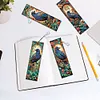 (US Local)4Pcs Special Shape Flowers Crows 5D DIY Diamond Painting Bookmark for Adults