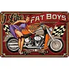 Pin up girl - Panneaux en &eacute;tain m&eacute;tallique(20*30cm/30*40cm) - Garage