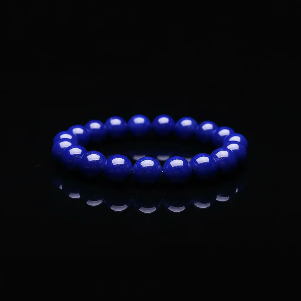 JiStones Imperial Afghan Lapis Lazuli Bracelet - The Royal Indigo