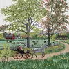 Picnic-14CT Stamped Cross Stitch 45*45cm/17.72*17.72in