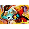 Diamond Painting -DIY Round Drill Contour Abstract(60x40cm)
