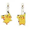 2PCS/SET 5D DIY Diamond Painting Double-side Special Drills Keychain Slap Luminous Kits
