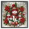 Christmas Snowman - 14CT Counted Cross Stitch - 45*45cm - Xmas