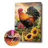 Rooster - Full Round Diamond Painting