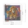 Diamond Painting-DIY Full Round Drill Color Lion(40*40 CM)
