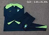 Joyfball 2024/2025 Brazil Half-Pull Training Suit Blue color Football Shirt 1:1 Thai Quality