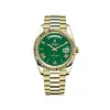 The Rolex Day-Date 40 With Green Lacquered Dial 228238