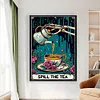 Halloween Teacup-11CT Stamped Cross Stitch 50*70cm/19.69*27.56in(Big Size)