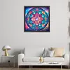 Mandala Glass Painting - Paint By Numbers Acrylic Painting 40*40cm