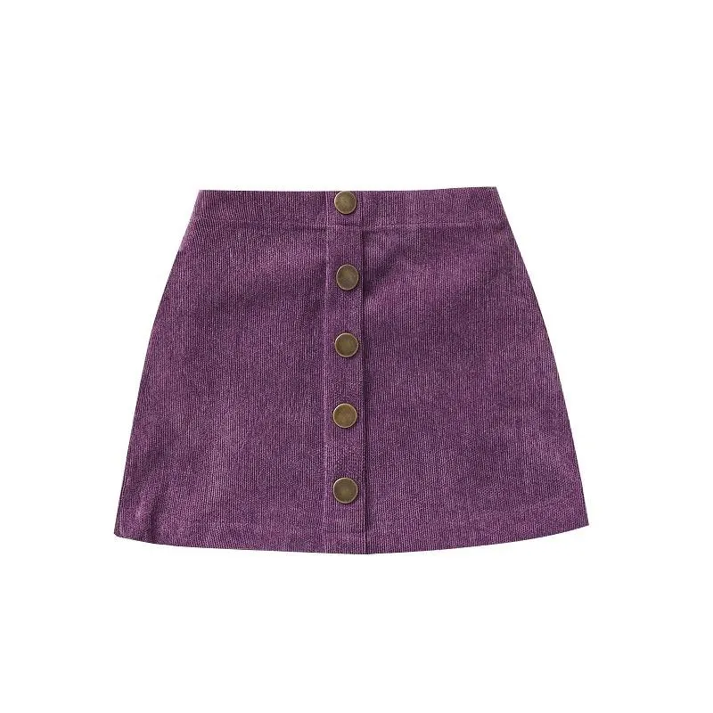 Newborn Baby Girls Fashion Solid Color Corduroy Skirt Stylish Skirt for Kids Children Girls 0-3Y