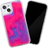 Luminous Apple Phone Case Quicksand Phone Case Solid Color Anti-drop Couple Apple Phone Protective Case