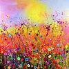 Flower Bush - Full Round Diamond Painting  30*30cm