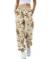Women's Christmas Loose Casual Print Drawstring Jogger Pants