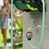 Digital Water Flow Meter IPX5 Waterproof Brass Inlet Outlet Flow Rate Test Meter