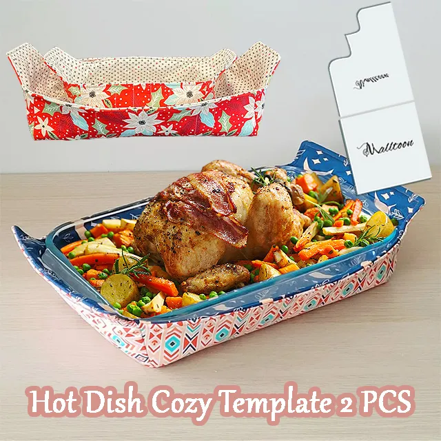 Casserole Dish Cozy Templates 2 PCS - Come With Detailed Instructions