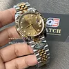 Rolex DateJust 41mm Two Tone Yellow Gold on Jubilee with Gold Dial Diamond Numerals Super clone