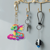 6pcs/set Dragon Diamond Painting Keychain DIY Diamond Mosaic Kit Bag Pendant