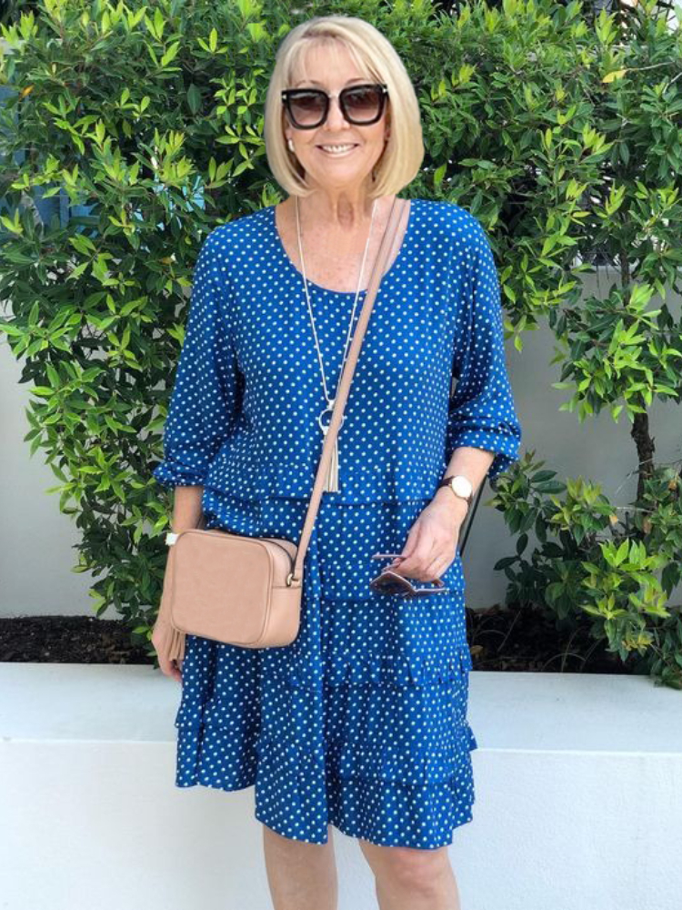 Polka Dot Dress Plus Size