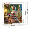 (US Local)4pack Xmas Lady-Special Shaped Diamond Painting Kit(30x30cm)