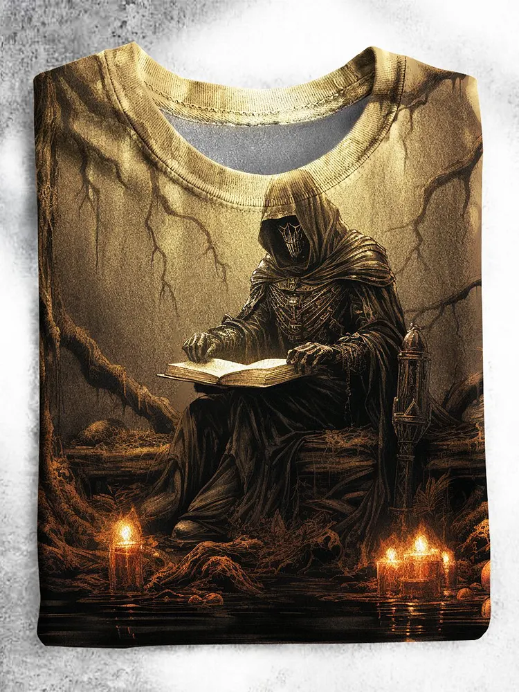 Halloween ghost art T-shirt
