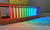 Music Spectrum Display, Rhythmic Lamp, Nixie Tube Sound Level Meter, Audio Analyzer for Home,Office,Studio Audio System, Rhythm, Punk,Gift, Ornament L12 Walnut