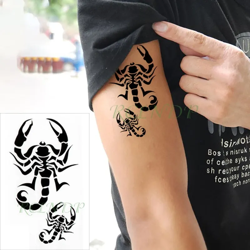 Waterproof Temporary Tattoo sticker movie School badge fake tatto flash tatoo for men women