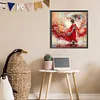 (US Local)Paint By Numbers Kit On Canvas DIY Oil Art Girl Picture Home Wall Decor40x40cm