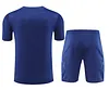 2024 Italy Pre-match training Blue Shirt+Shorts 1:1 Thai Quality