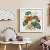 Ginkgo Biloba - 11CT Stamped Cross Stitch - 48*48cm