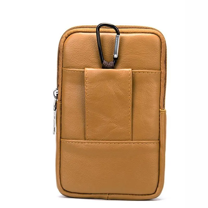 Mens Outdoor Casual Vintage Durable Casual Belt Bags