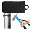 4/8Pcs Tent Stakes Beach Tent Pegs Heavy Duty Ground Anchors for Outdoor Camping