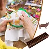 Wooden Bobbin Set with Animal Shapes for DIY Sewing Storage Tool (Cat)