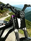 Electric Dirt Bike Front Number Plate with Cable Ties Lightweight Front License Plate for Ebike Surron Light Bee Talaria Sting 79BIKE