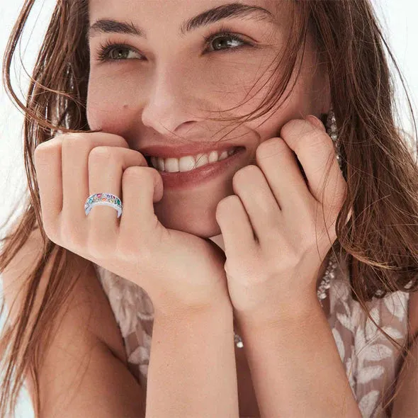 HeathCryt&trade; Crystal-Quartz IONIX Ring